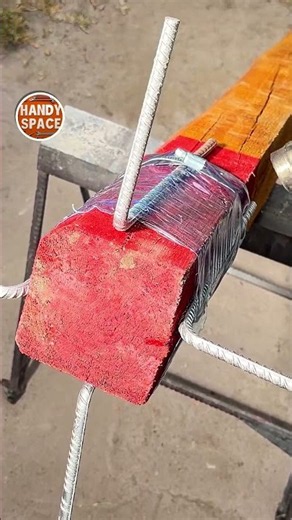 Wooden Light Post Installation with Rebar and a Bottle! #lifehacks #diy