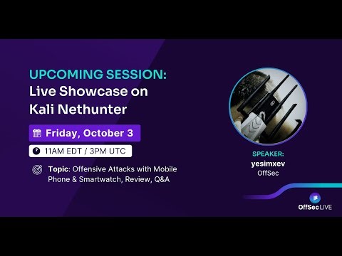 Live Showcase on Kali Nethunter