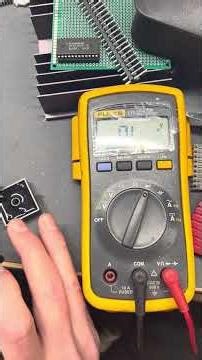 Testing a bridge rectifier with a multimeter