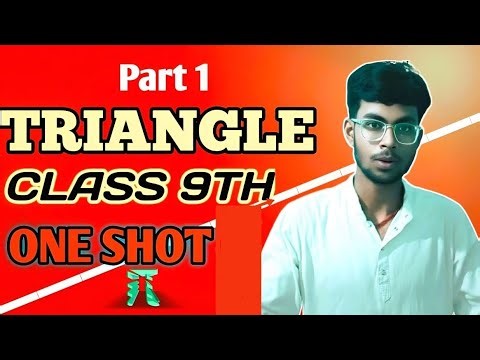 Triangle Ncert class 9th | Triangle one shot |#education