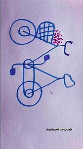 Easy Cycle Drawing #cycledrawing #cycle #youtubeshorts #shorts #drawing #sailaxmibarik