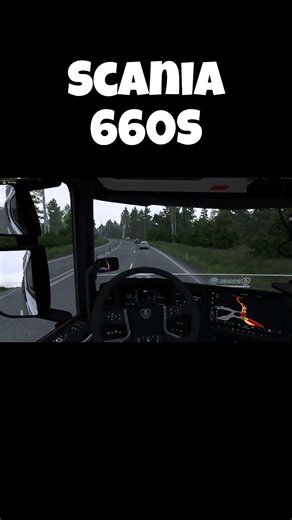 Scania 660S through northern Sweden - Euro Truck Simulator 2 #driving #relaxing #eurotrucksimulator2