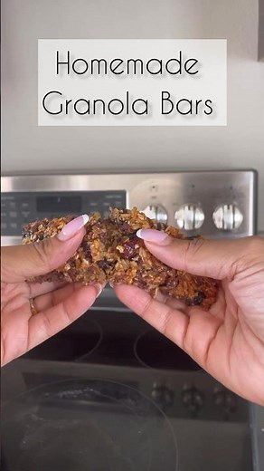 Homemade Granola Bars Recipe | Healthy Back to School Snack Idea