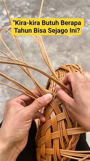 Skill Dewa! 😱 Cara Anyam Serapi Ini Gimana Ya?