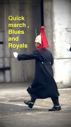 Quick march , Blues and Royals #kingsguards #kingsguardslondon #kingsguard #horseguardsparade #horse | Smooth Steps