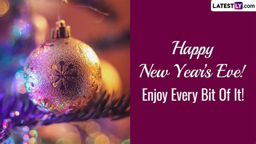 New Year's Eve 2023 Images & Happy New Year 2024 HD Wallpapers for Free Download Online: WhatsApp Stickers, Quotes and SMS To Share With Family and Friends | 🙏🏻 LatestLY