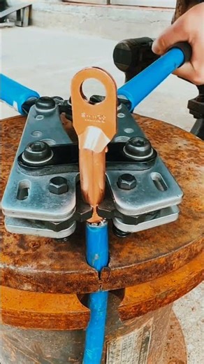 battery cable terminal crimping #amazing #cable #installation