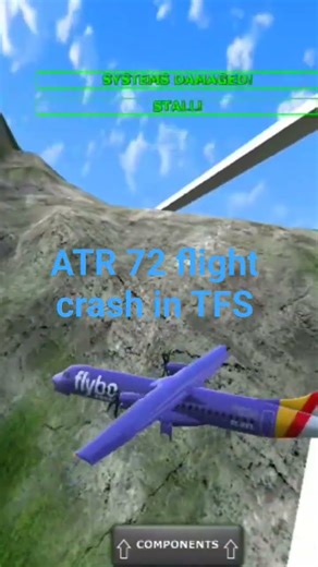 ATR 72 flight crash in TFS #shorts #tfs