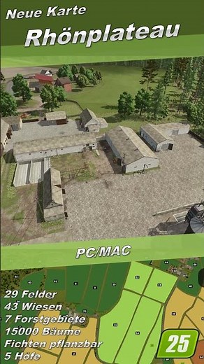 🚜 LS25 / FS25 🆕Neu im Modhub🆕 Rhönplateau 🇩🇪