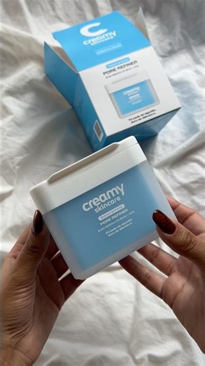 Introducing Creamy, the first Brazilian toner pads focused on pore treatment 🩵 #creamyskincare #c...