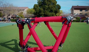 Researchers create soft, free-wheeling hybrid robot