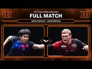 FULL MATCH | Wang Chuqin vs Alexis Lebrun | MS QF | #WTTHongKong 2025