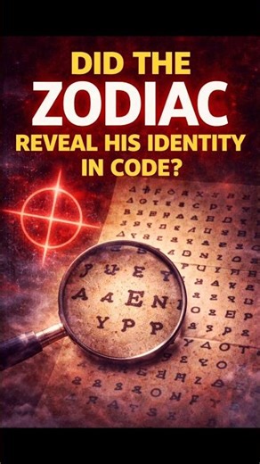 The Zodiac Cipher Finally Decoded? #grimledger #crime #usa #shorts