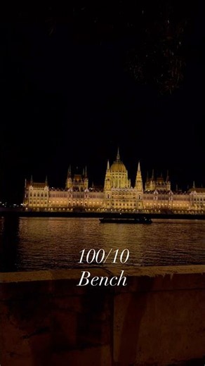 The Most Beautiful Bench in the World | Budapest | Budapest night | 부다페스트 | 헝가리 | 부다페스트 야경 | 야경명소