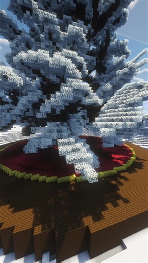 Incredible Christmas Tree Build in Minecraft