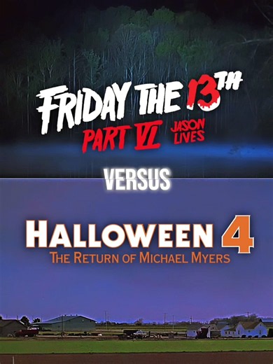 Friday The 13th 6 vs Halloween 4 #fridaythe13th #halloween #jasonvoorhees #michaelmyers #movie
