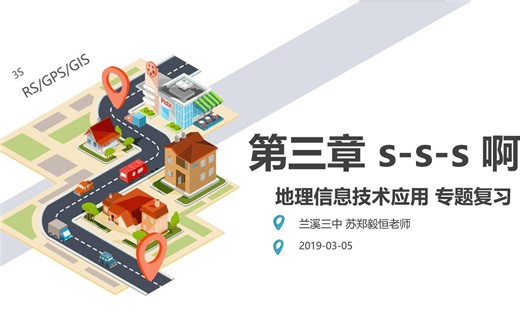 【高中地理公开课展示】地理信息技术应用 专题复习