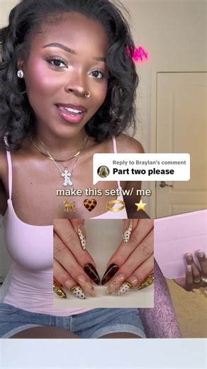 Replying to @Braylan Recreating a Pinterest nail set 🩰☕️✨ #pressonnails #diynails #nailart #nailtutorial #nailinspo PART 1: @Asia 𓍼ོ TORTOISESHELL TUT: @Asia 𓍼ོ MAKEUP TUT: @asia ✮⋆˙ DIY gel-x tutorial | tortoishell nail tutorial | isolated chrome nail tutorial