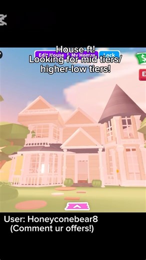 Adoptme house for trade #roblox #fypシ゚viral #adoptme #giveawayyy #adoptmepets