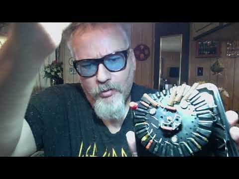 Circa 1950s Triplett model 630 Analog Meter with vintage batteries inside.