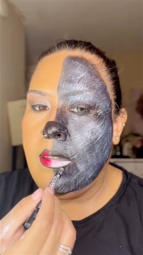 Wolves Halloween makeup look#halloween #fypシ゚viralシfypシ゚viralシalシ #makeup #wolves