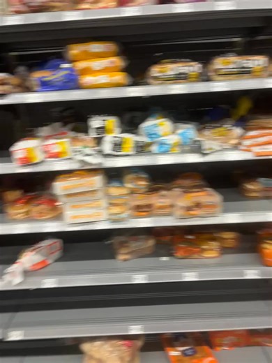 Sorry—my fault the stores are running out of bread and milk. My bad, guys! Biscoe Walmart… Video- Gaby Allred | Dylan Allen
