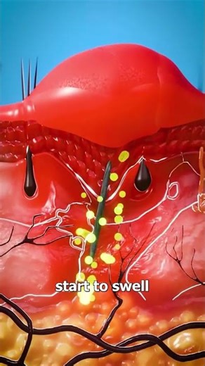 What happens when you get a splinter?