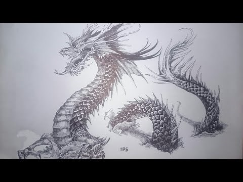Drawing a dragon snake