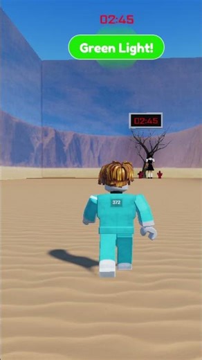 Red light green light squid game gameplay in roblox #roblox #shorts #gaming #youtube