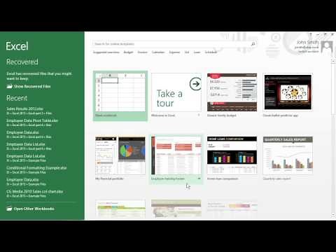 Excel 2013's Auto Recover Feature For Dummies