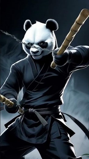 Ninja Panda in Action! 🐼🥋 | Epic Anime-Style AI Animation