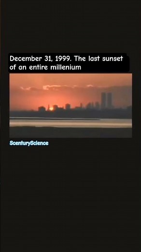 Sunset on December 31st, 1999. The Last Night of an Entire Millennium