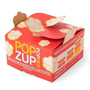 Popzup Popper - Equals 12 Large Microwave Popcorn Bags
