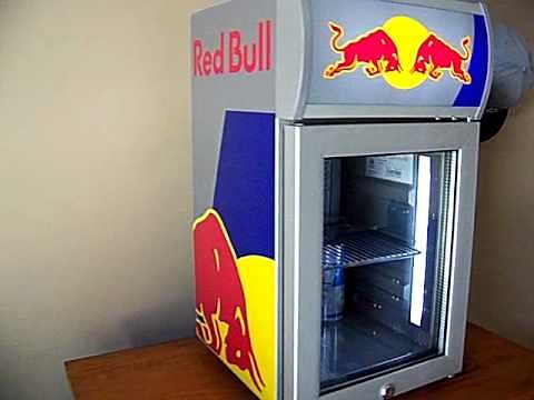 Red Bull Mini Fridge