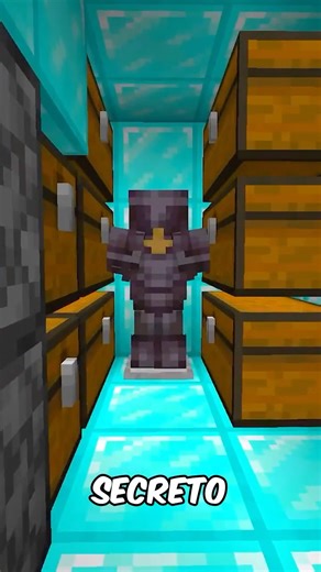 A SECRET BASE IN MINECRAFT! 🤫⛏️ #shorts