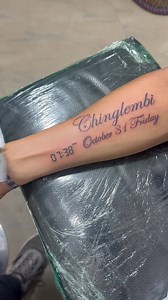 Daughters name with date day and time | Athokpam ink