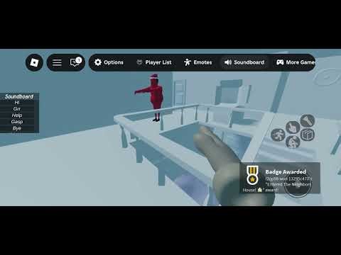 hello neighbor prototype Roblox version walkthrough