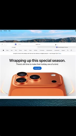 Full Web Page Screenshot on Mac OS on Safari Browser