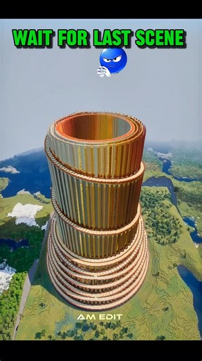 Minecraft Tower cooked #minecraft #shorts #technoblade #viral #gaming