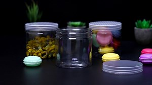 Watch 12oz Clear Plastic Storage Jars Containers on Amazon Live