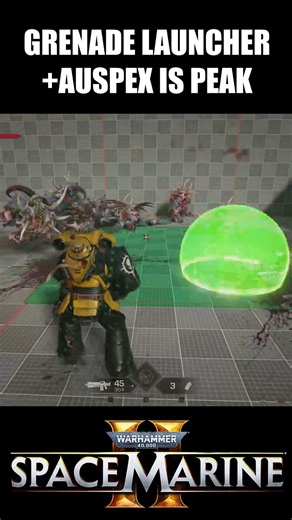 Grenade Launcher+Auspex Scan is PEAK #spacemarine2 #warhammer40k #gaming