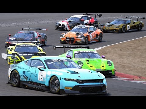 ACC | Mustang GT3 | Laguna Seca Competition Racing | Moza R3 + Alien Mods Load Cell Kit