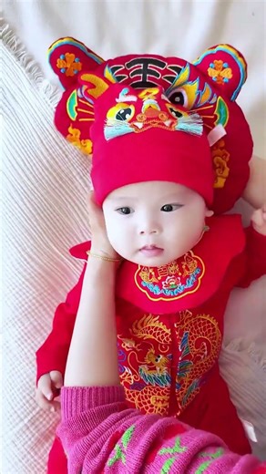 Festive and elegant baby outfits for full moon, 100-day, and first birthday celebrations