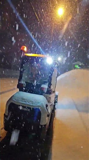 The snow was coming in so fast. It was time to switch over to the Bobcat sb150 snow blower.