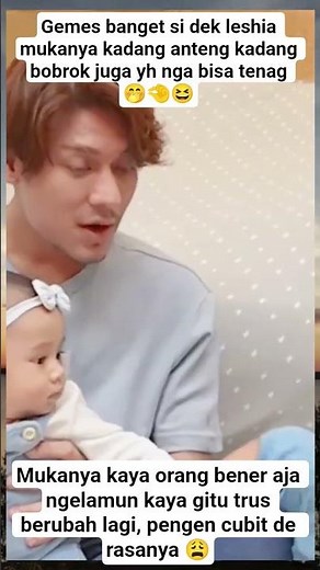 kelakuan dek leshia bisa berubah kapan aja y🤭#shorts #lestikejora #rizkybillar #leshiativanabillar