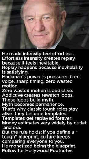 Gene Hackman Didn’t Force Intensity… He Made It Feel Inevitable