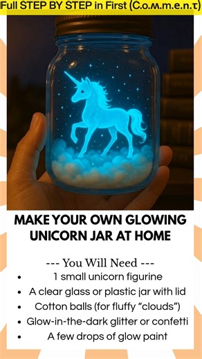 Looking for a magical craft that kids will love? These Glowing Unicorn Jars are enchanting, creative, and full of sparkling wonder. With just a few simple supplies, you can create a dreamy glowing forest scene right inside a jar. | Kira Recipes