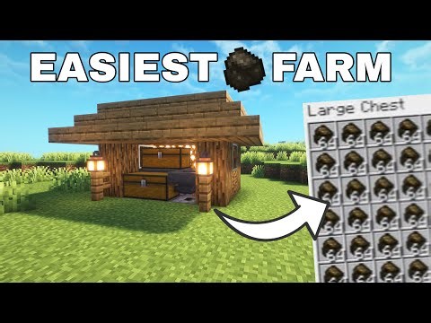 The EASIEST Charcoal Farm in Minecraft 1.21.8 (Tutorial)