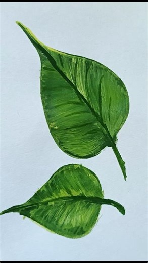 Leaf art 🌱 #shorts #viral #drawing #art