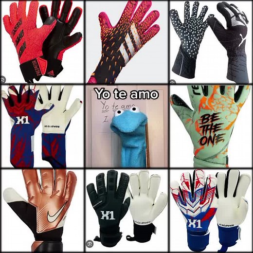 Edits de Guantes: Yo Te Amo y Love You con Guantes de Portero
